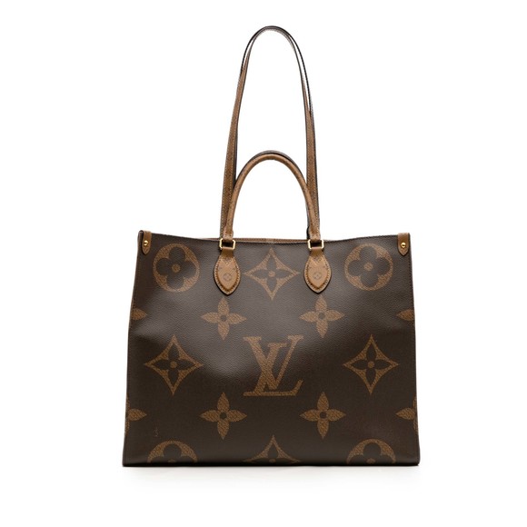 Pre-Loved Louis Vuitton Monogram Reverse Giant OnTheGo GM - Picture 1 of 10